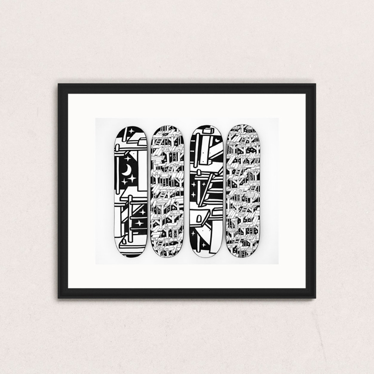 Face à l'oeuvre de Le Monstr - Photo par Lionel Rault